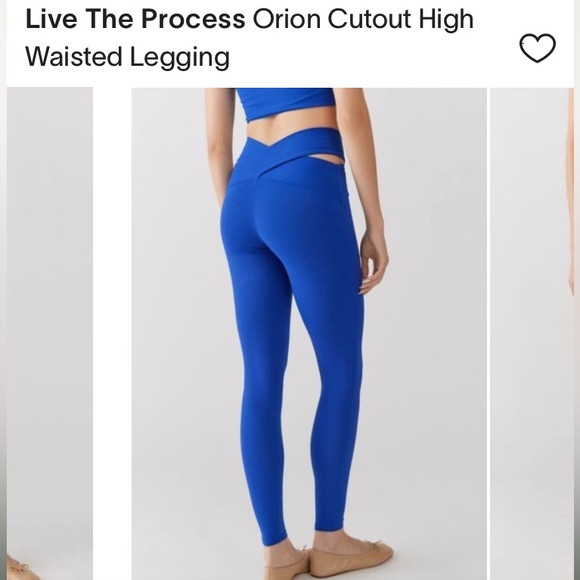 Live The Process Orion Cutout High Waisted Leggings size large - Picture 2 of 6